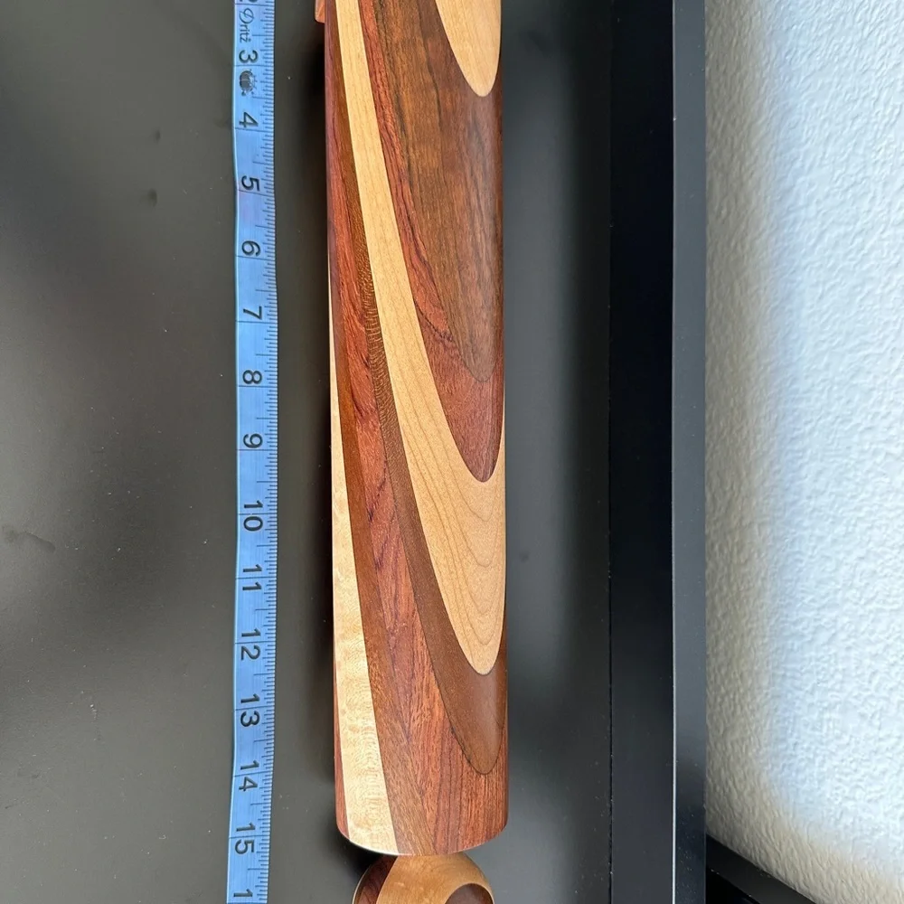 Wooden Rolling Pin with Stand - Picture 3 of 6